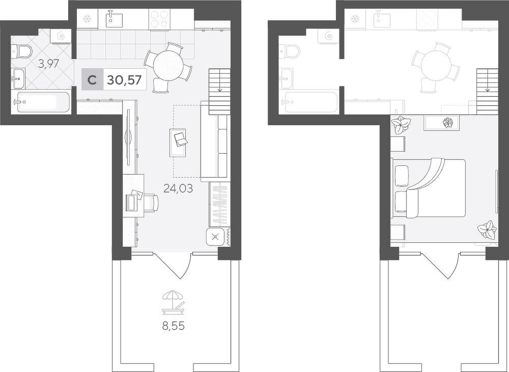 Скандиа. Квартал у Леса
