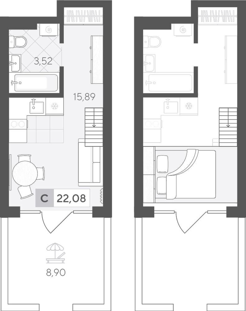 Скандиа. Квартал у Леса