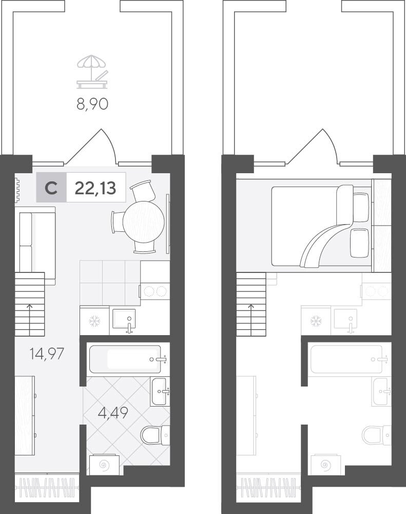 Скандиа. Квартал у Леса