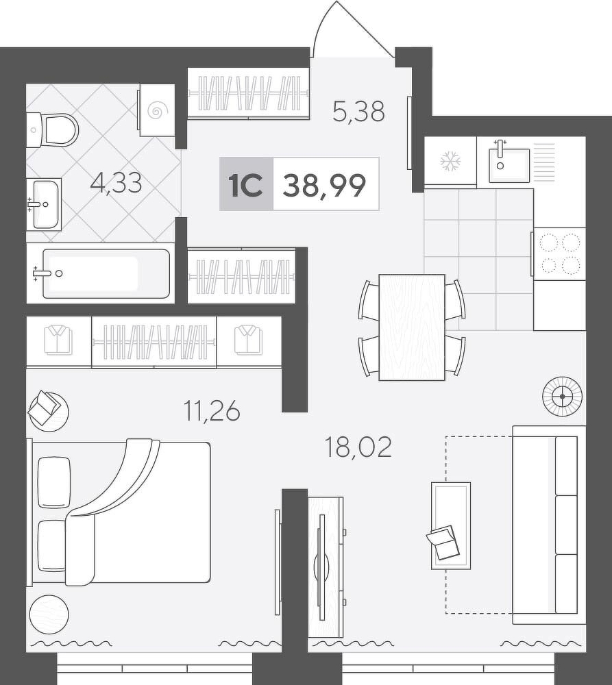 Скандиа. Квартал у Леса