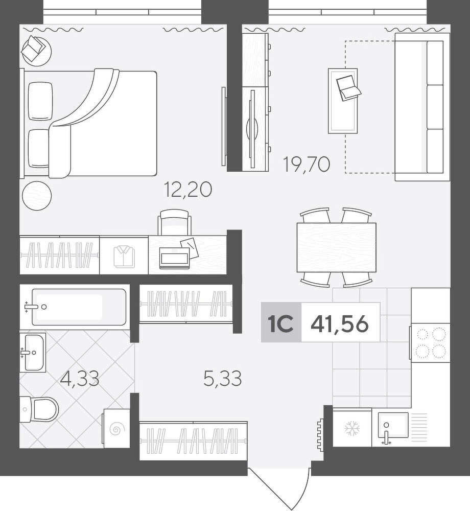 Скандиа. Квартал у Леса