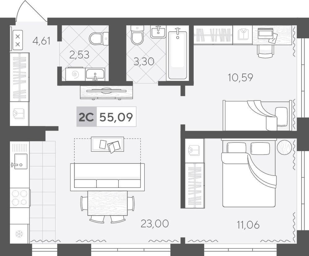 Скандиа. Квартал у Леса