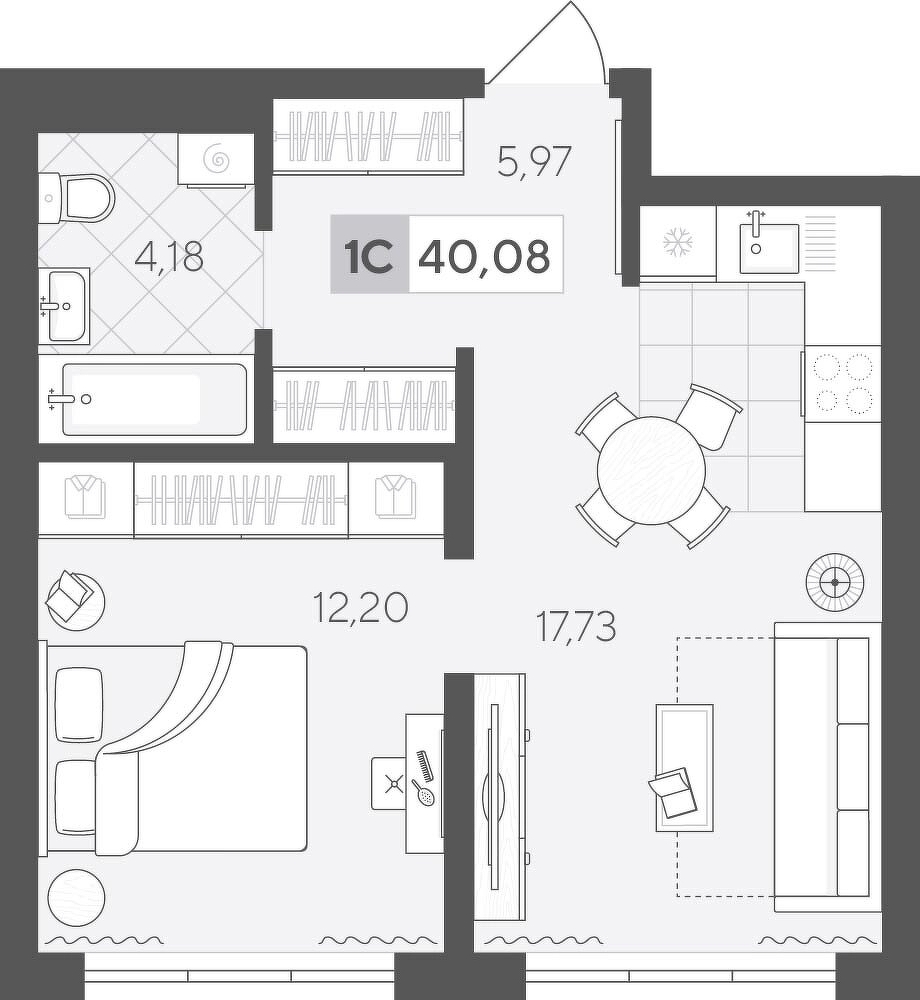 Скандиа. Квартал у Леса