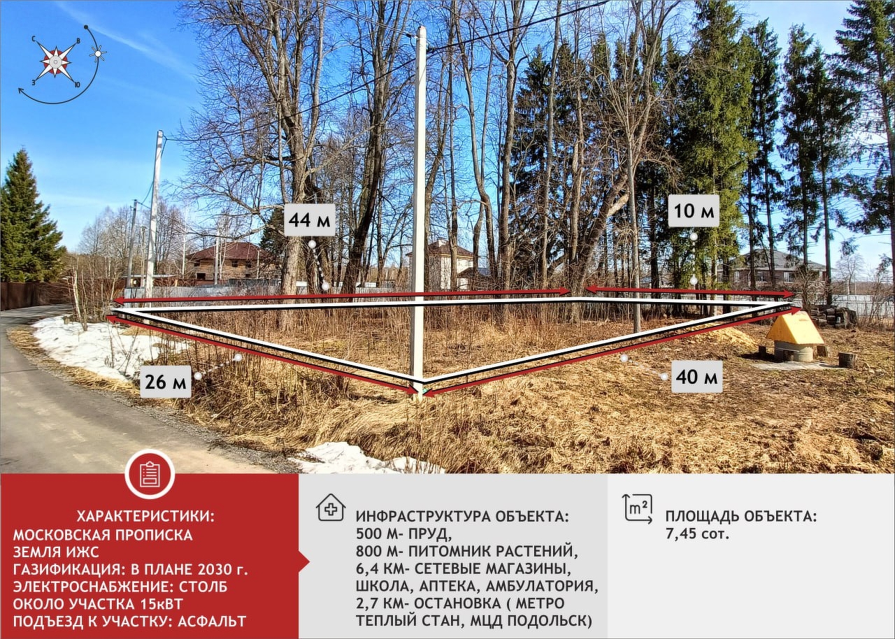 Купить земельный участок ДСК Тетеринки-3, 🏡 продажа участков земли недорого