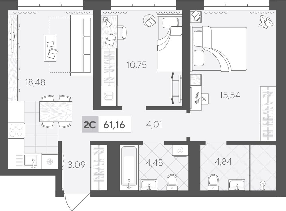 Скандиа. Квартал у Леса
