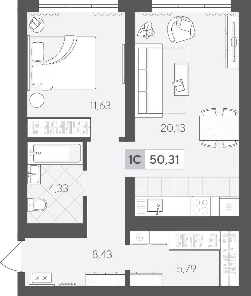 Скандиа. Квартал у Леса