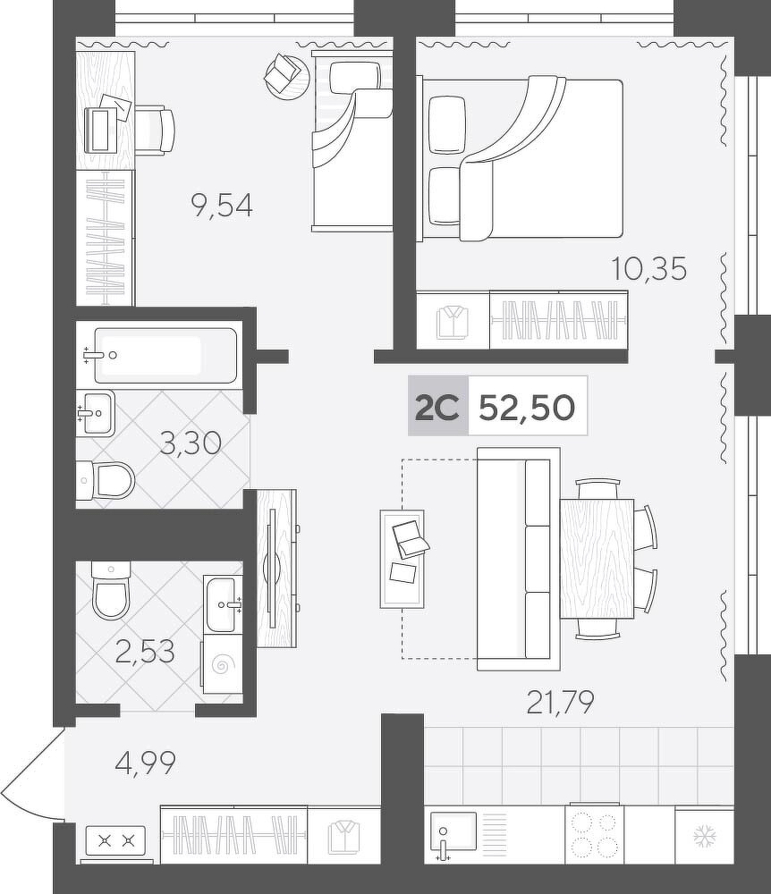 Скандиа. Квартал у Леса