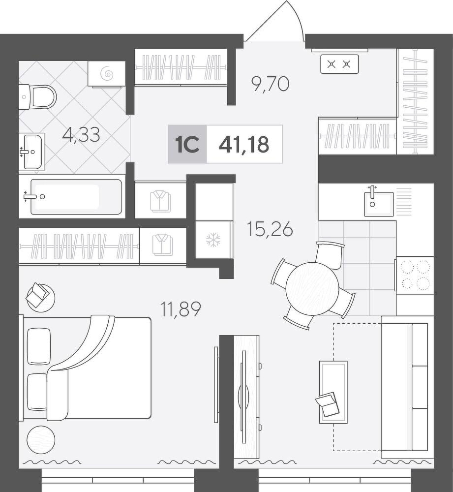 Скандиа. Квартал у Леса