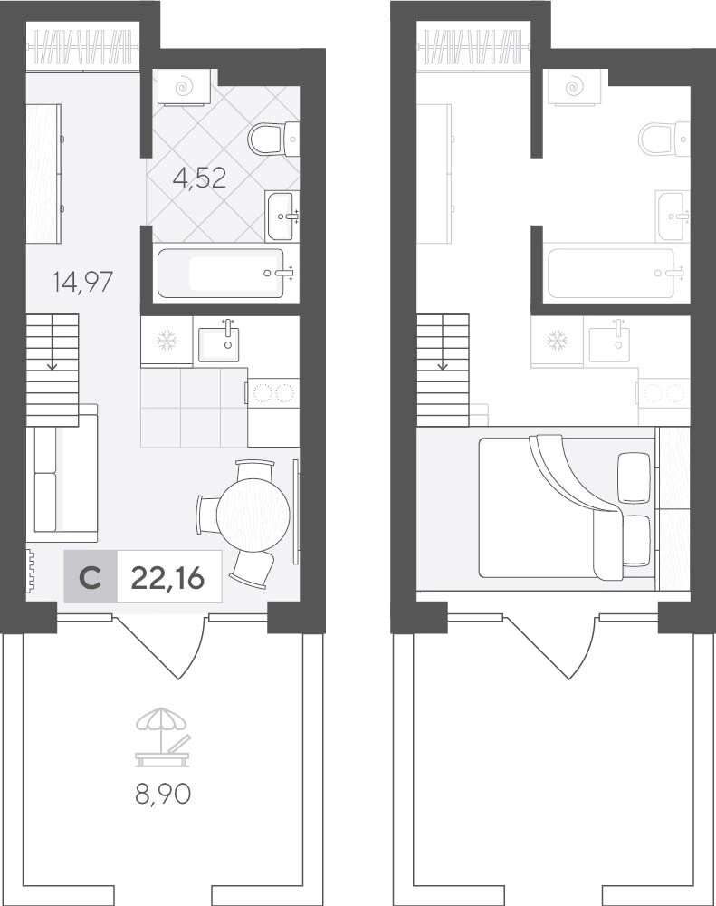 Скандиа. Квартал у Леса