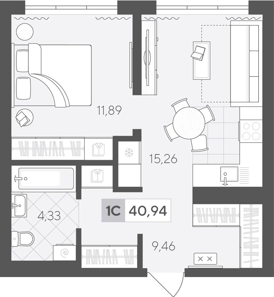 Скандиа. Квартал у Леса