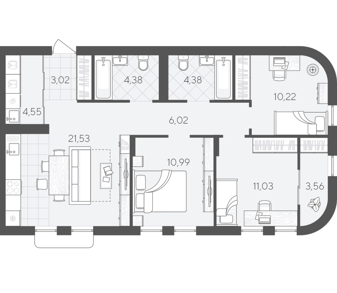 Скандиа. Квартал в Комарово Парк
