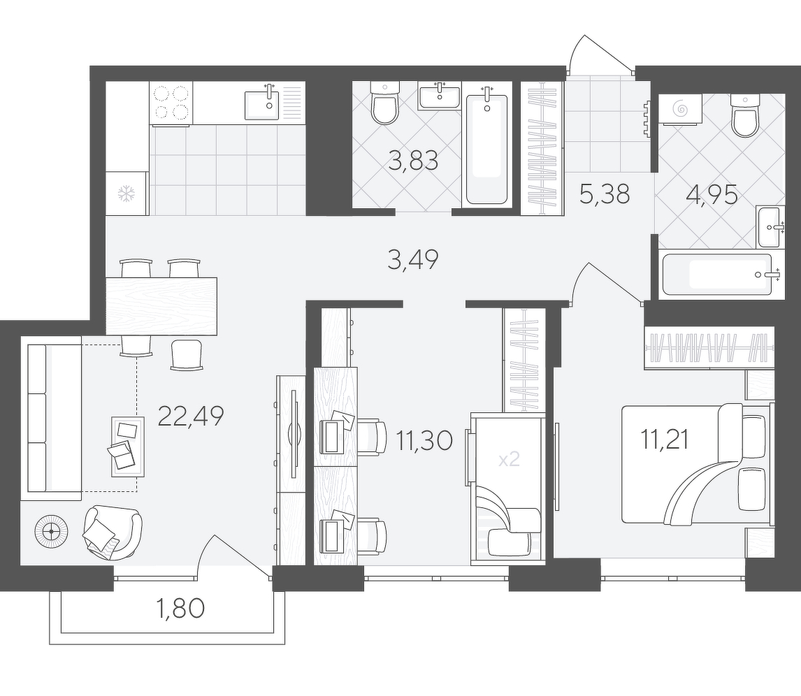 Скандиа. Квартал в Комарово Парк