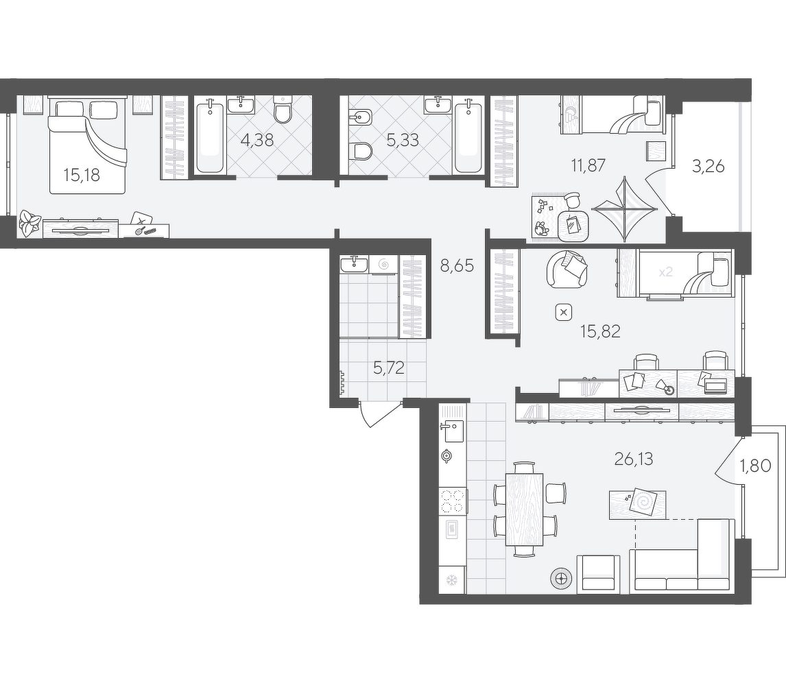 Скандиа. Квартал в Комарово Парк