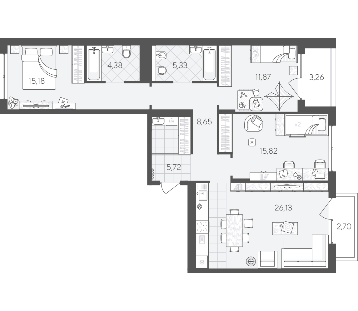 Скандиа. Квартал в Комарово Парк