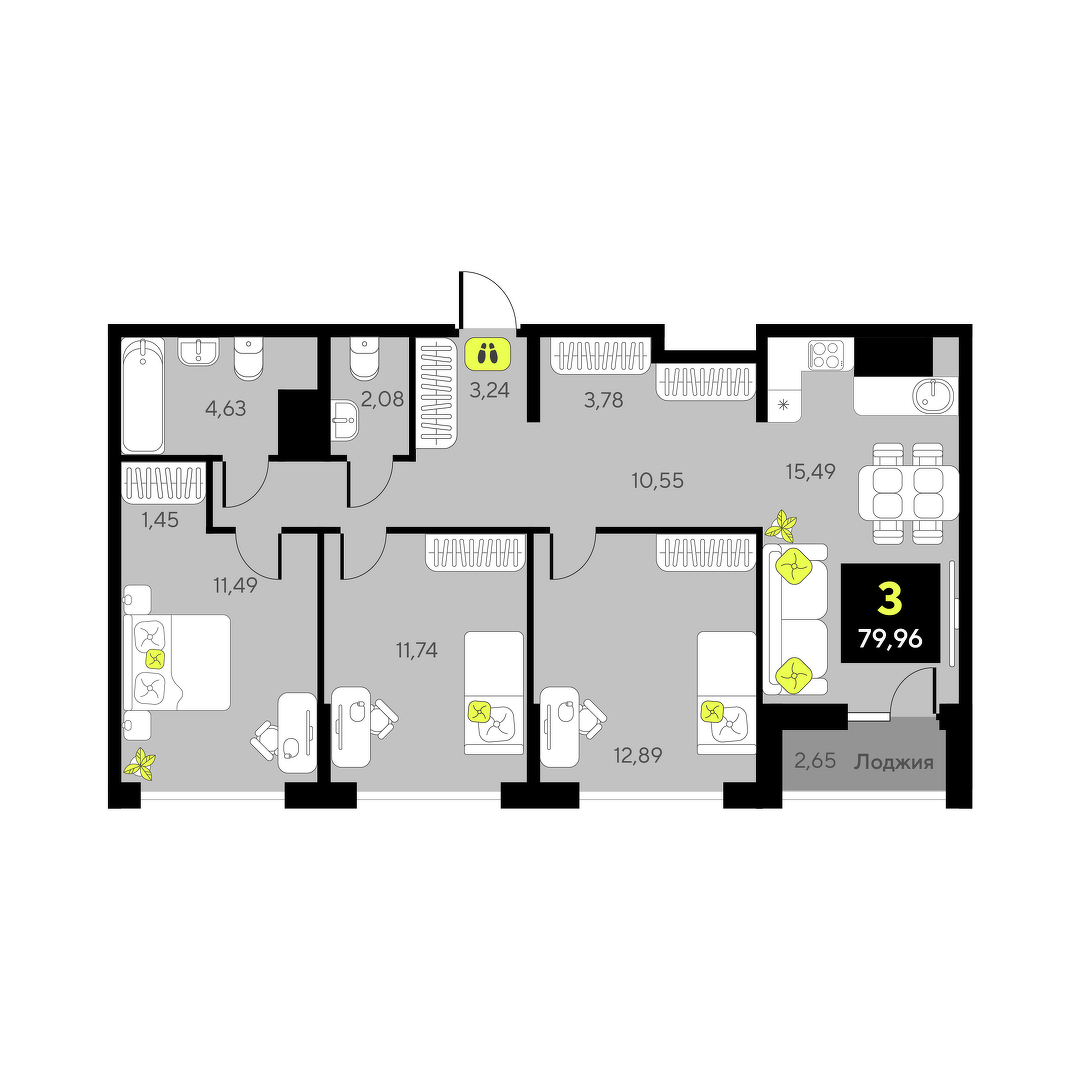 Дивный квартал у озера