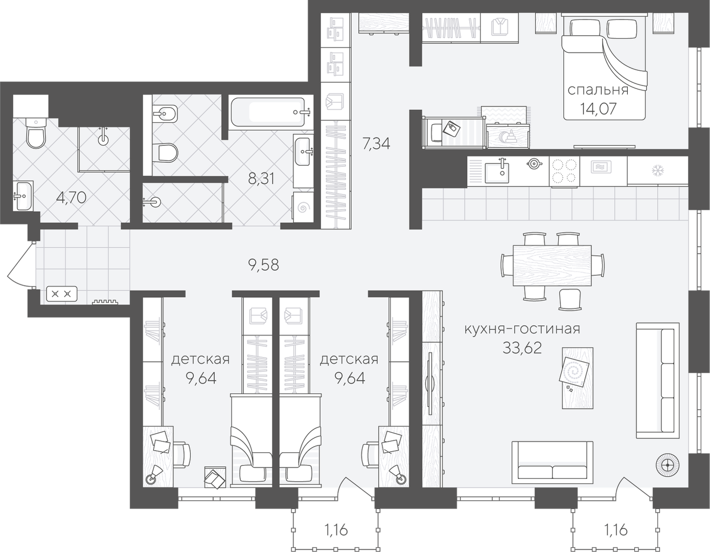 Скандиа. Квартал в Комарово Парк