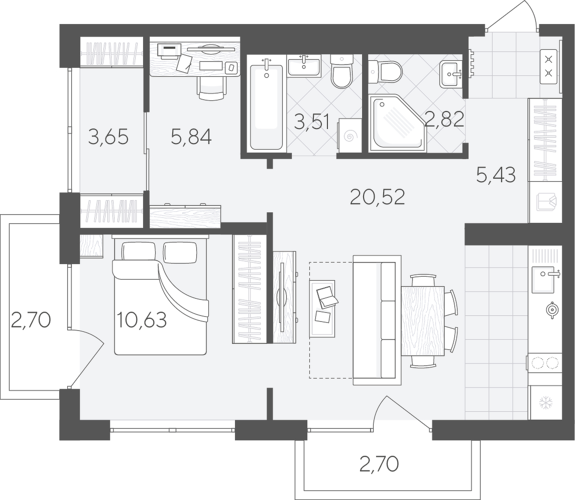 Скандиа. Квартал в Комарово Парк