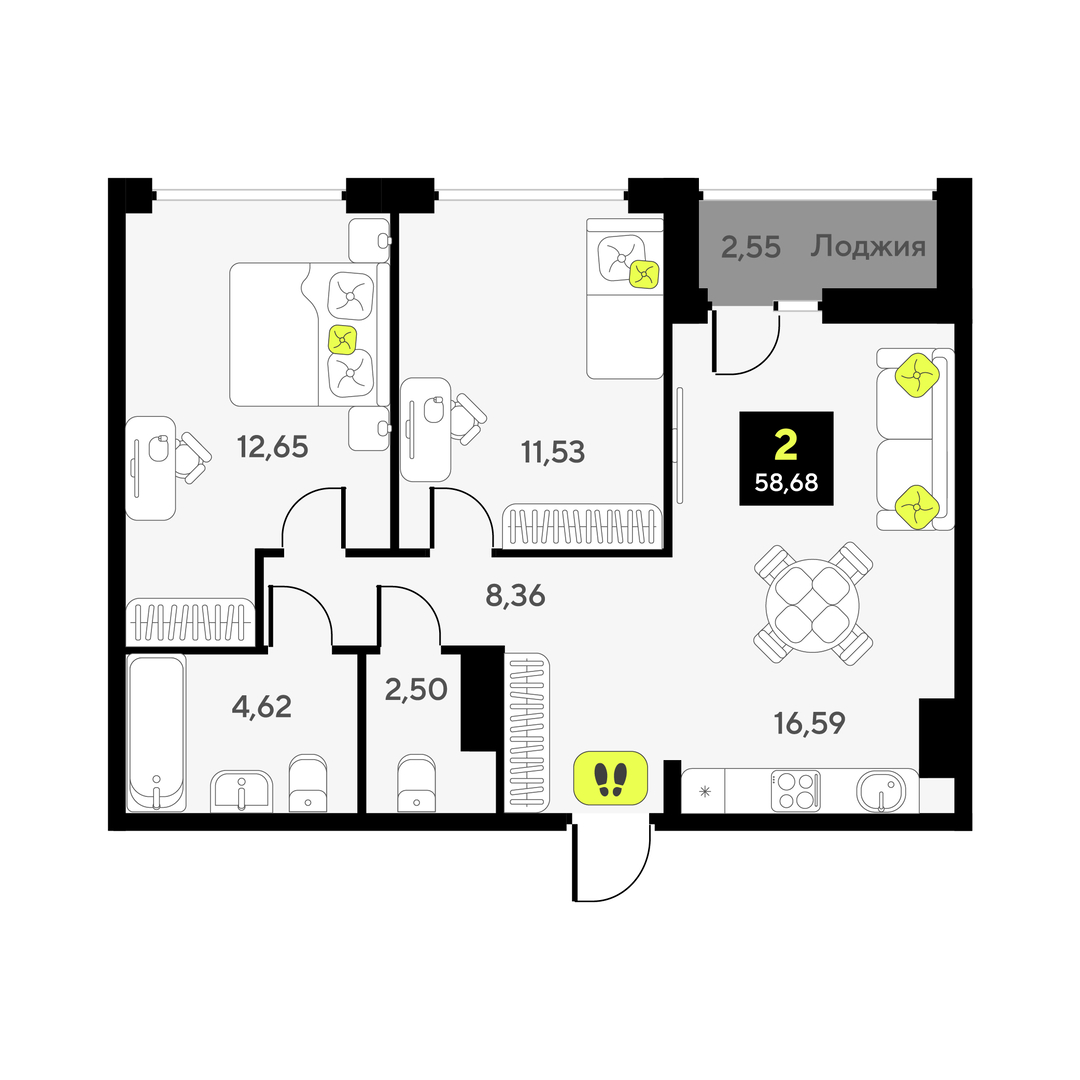 Дивный квартал у озера