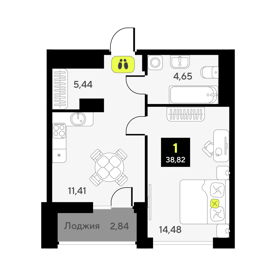 Дивный квартал у озера