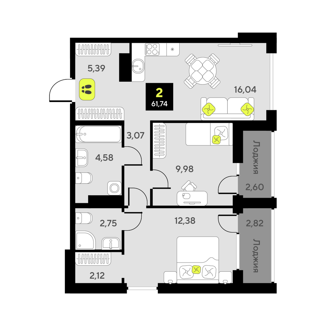 Дивный квартал у озера