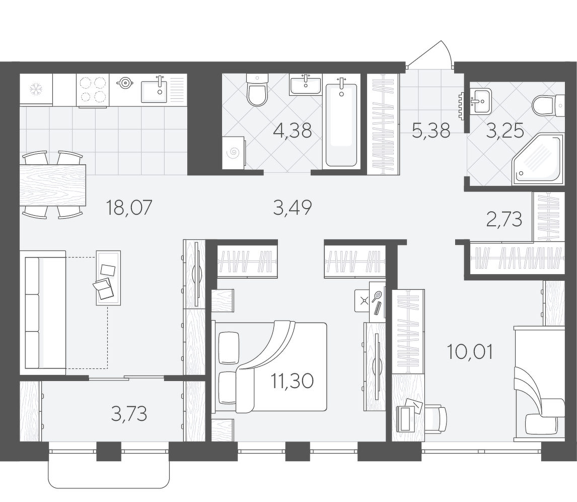 Скандиа. Квартал в Комарово Парк