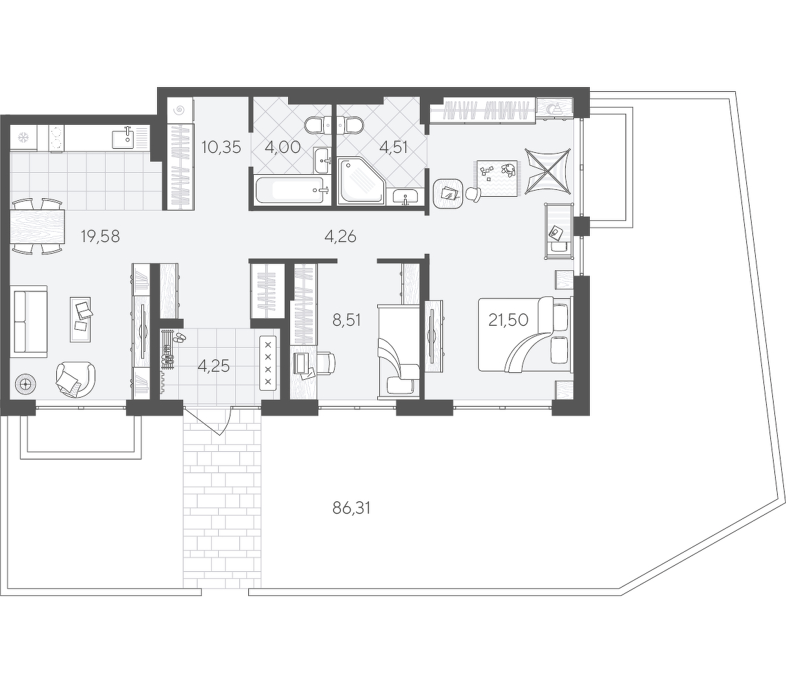 Скандиа. Квартал в Комарово Парк