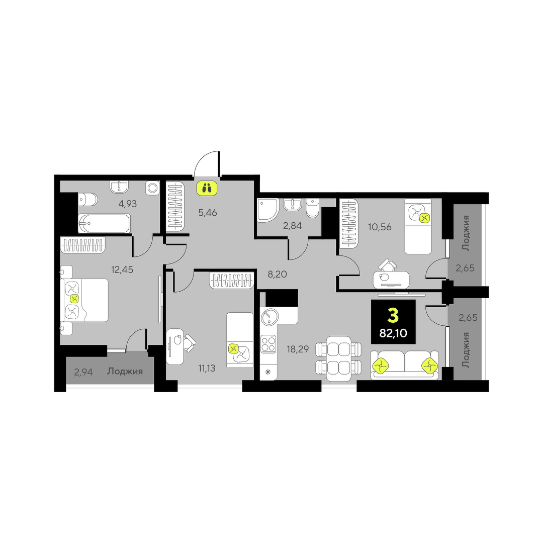 Дивный квартал у озера