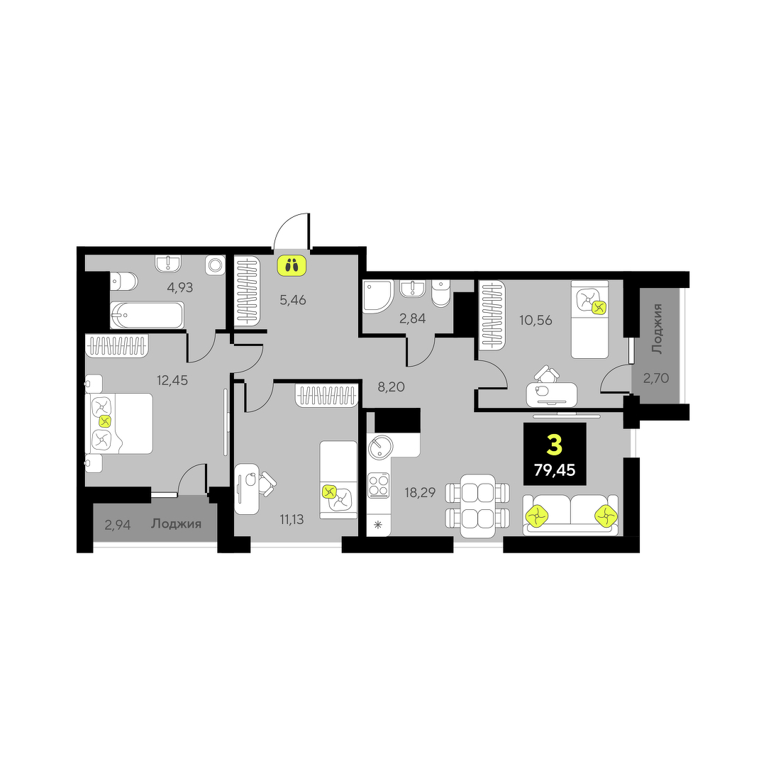 Дивный квартал у озера