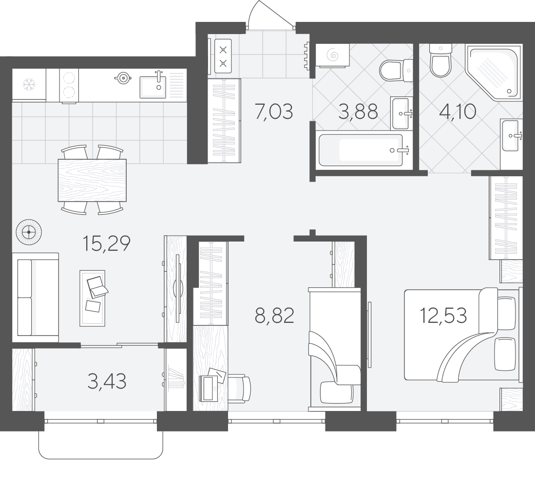 Скандиа. Квартал в Комарово Парк