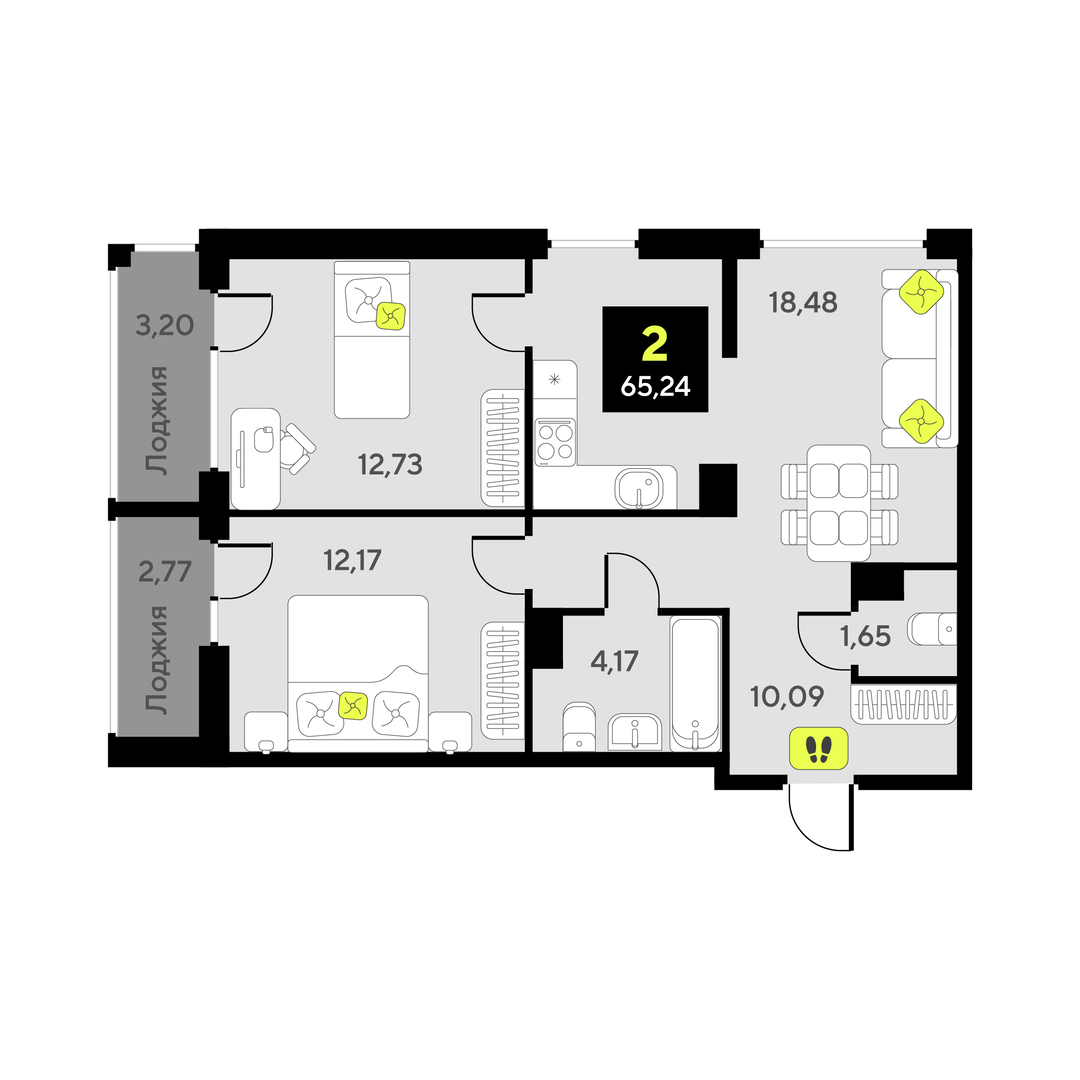 Дивный квартал у озера