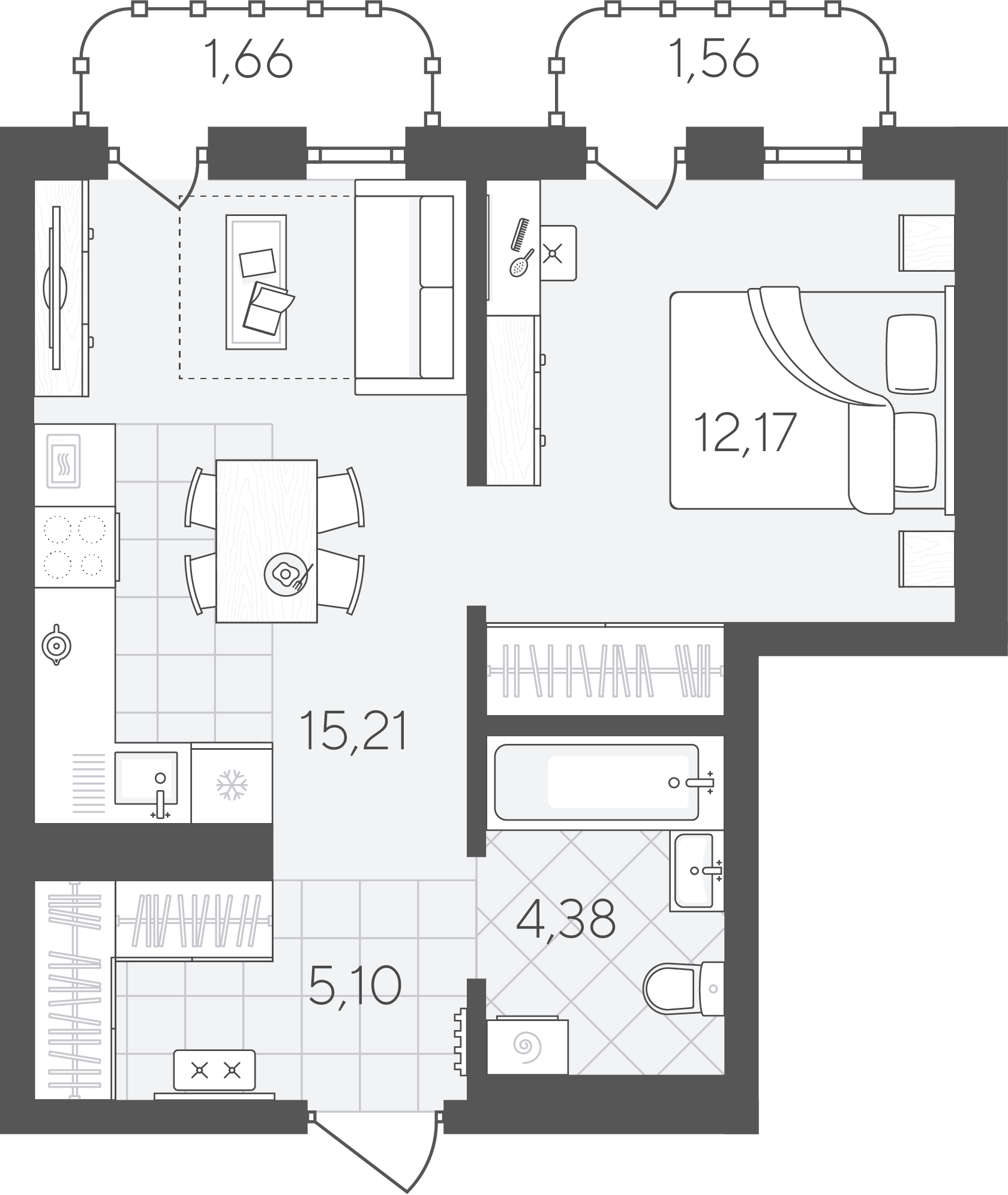 Скандиа. Квартал в Слободе