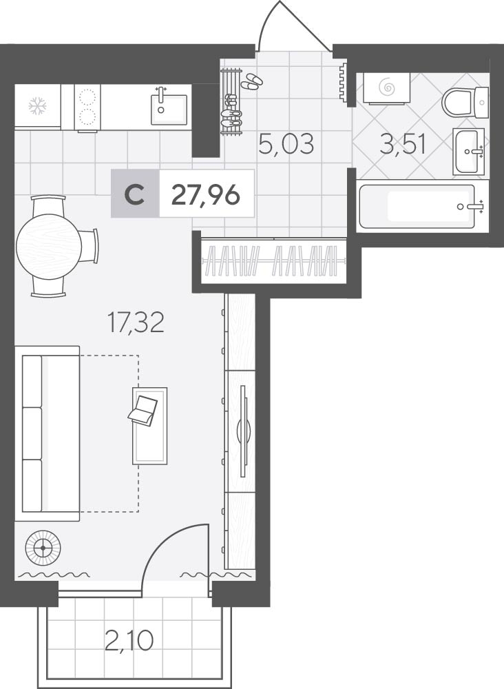 Скандиа. Квартал у озера