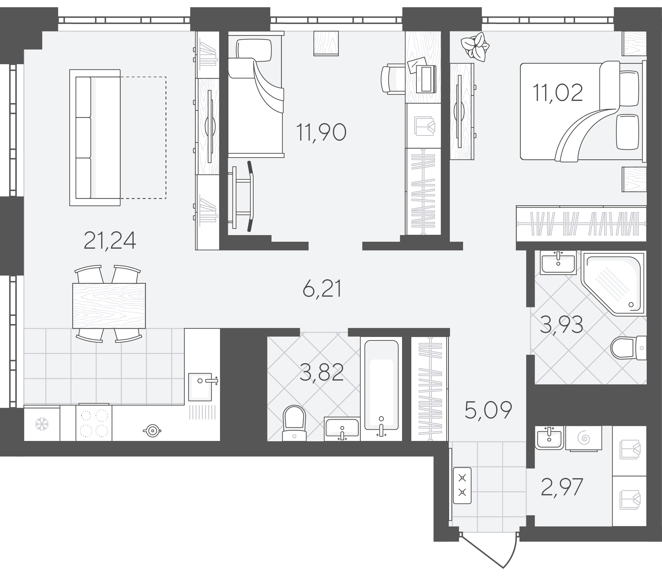 Скандиа. Квартал в Слободе