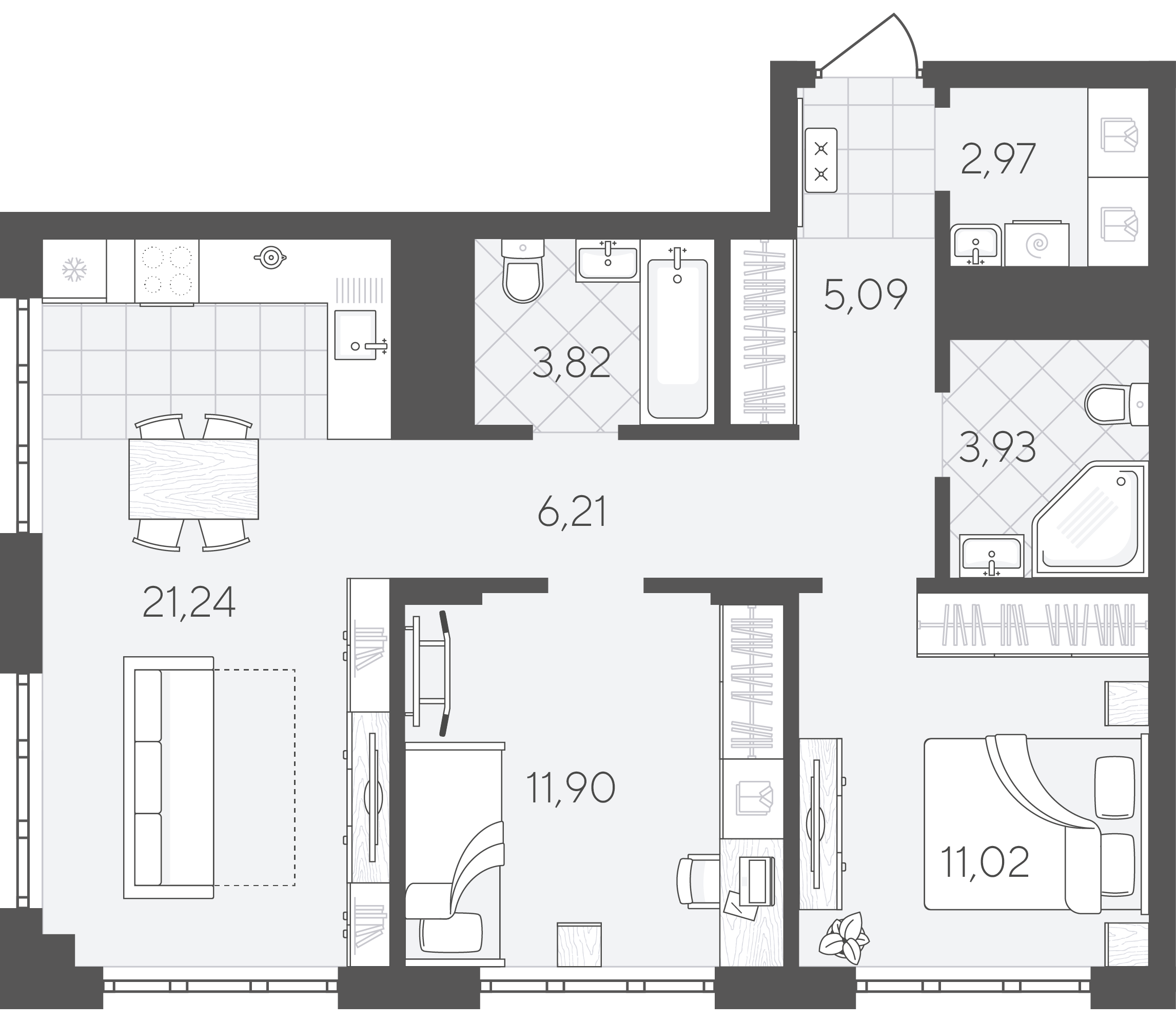 Скандиа. Квартал в Слободе