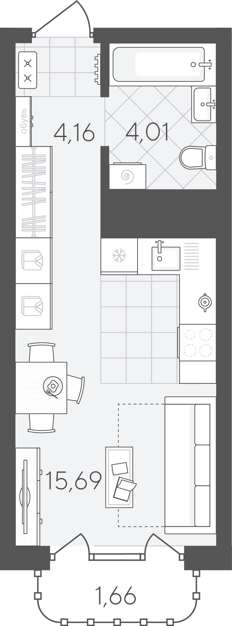 Скандиа. Квартал в Слободе