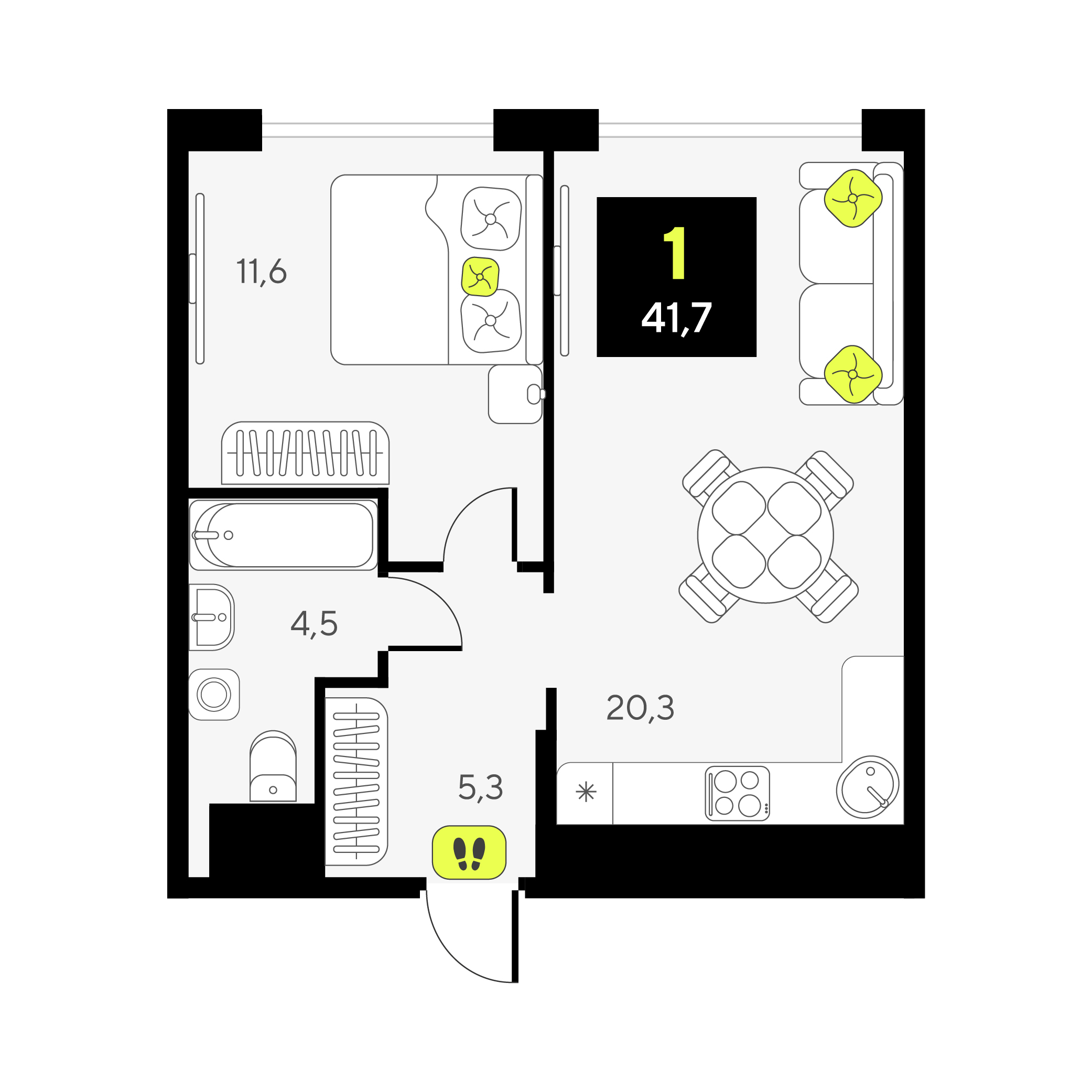 Дивный квартал у озера