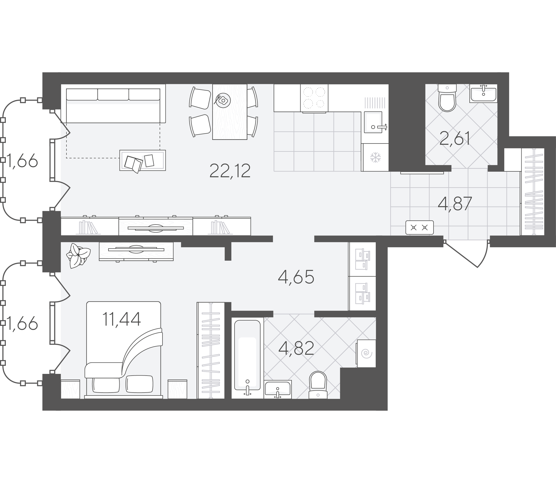 Скандиа. Квартал в Слободе