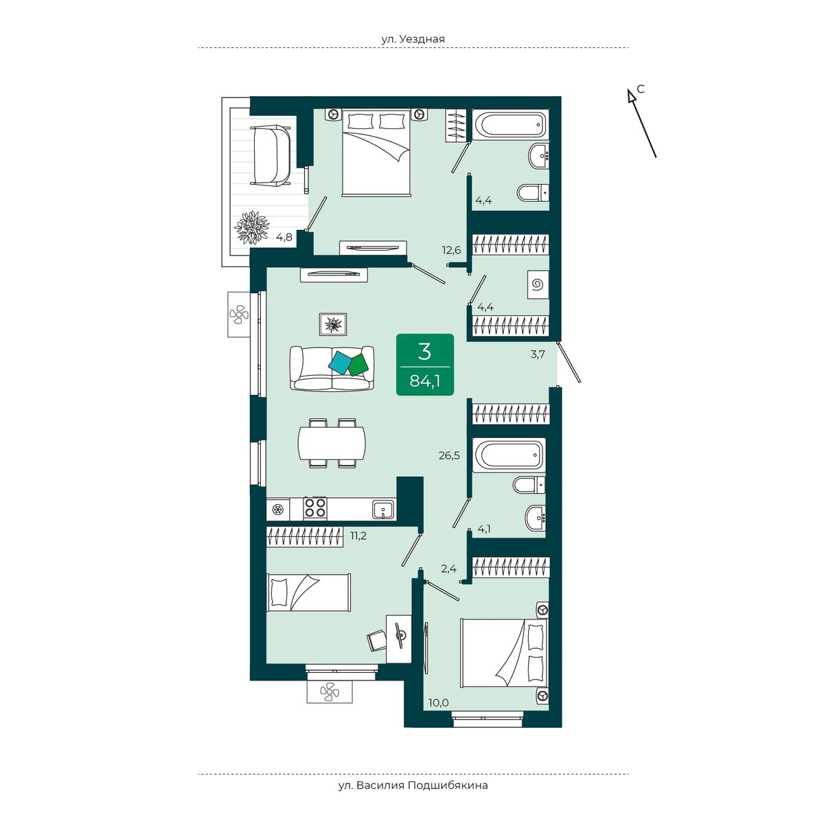 Уездные кварталы