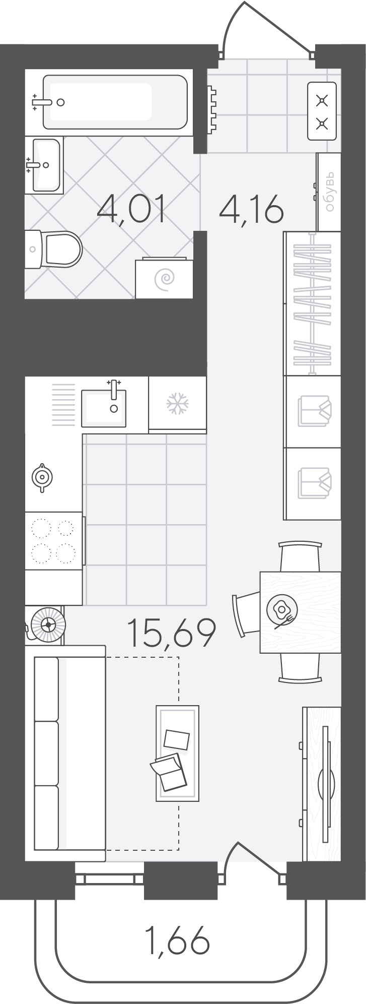 Скандиа. Квартал в Слободе
