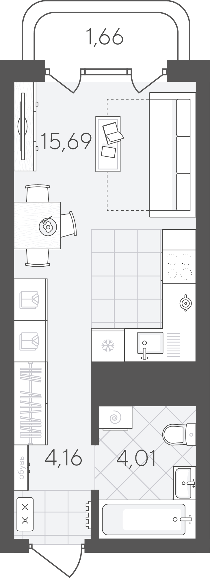 Скандиа. Квартал в Слободе