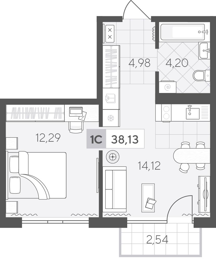 Скандиа. Квартал у озера