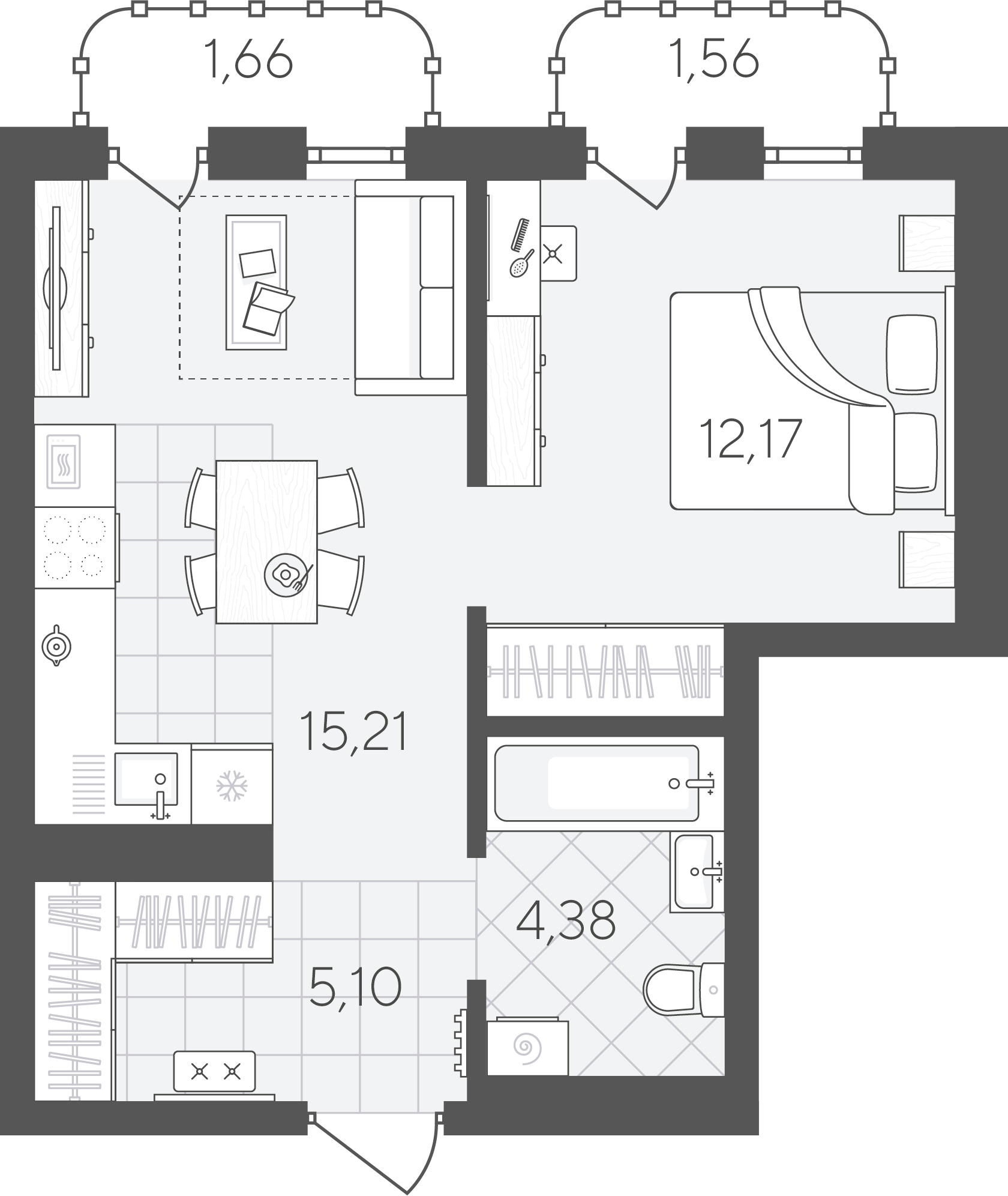 Скандиа. Квартал в Слободе