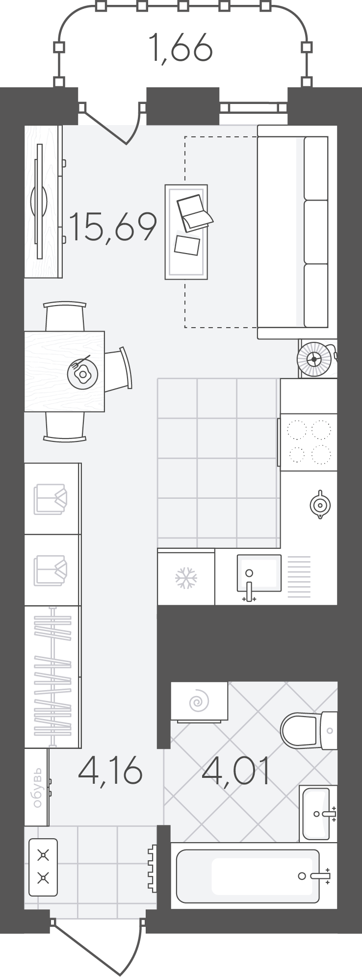 Скандиа. Квартал в Слободе