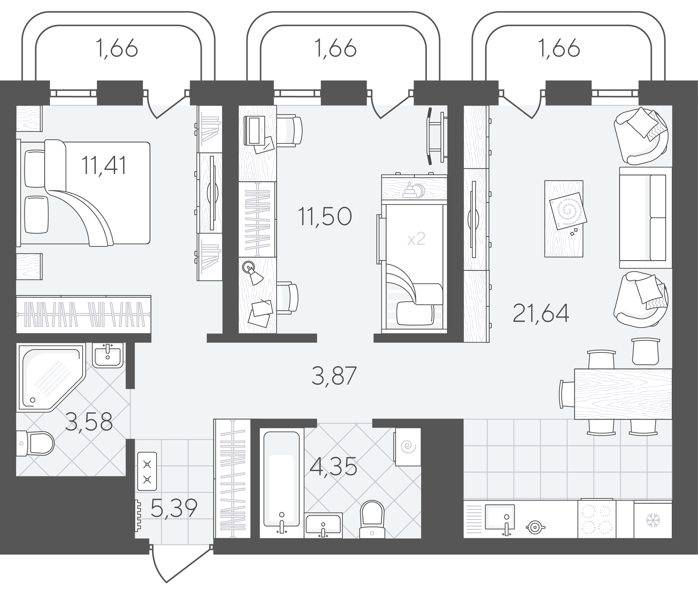Скандиа. Квартал в Слободе
