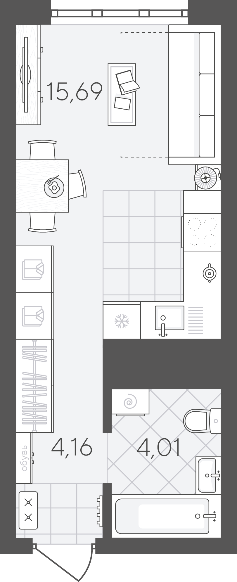 Скандиа. Квартал в Слободе
