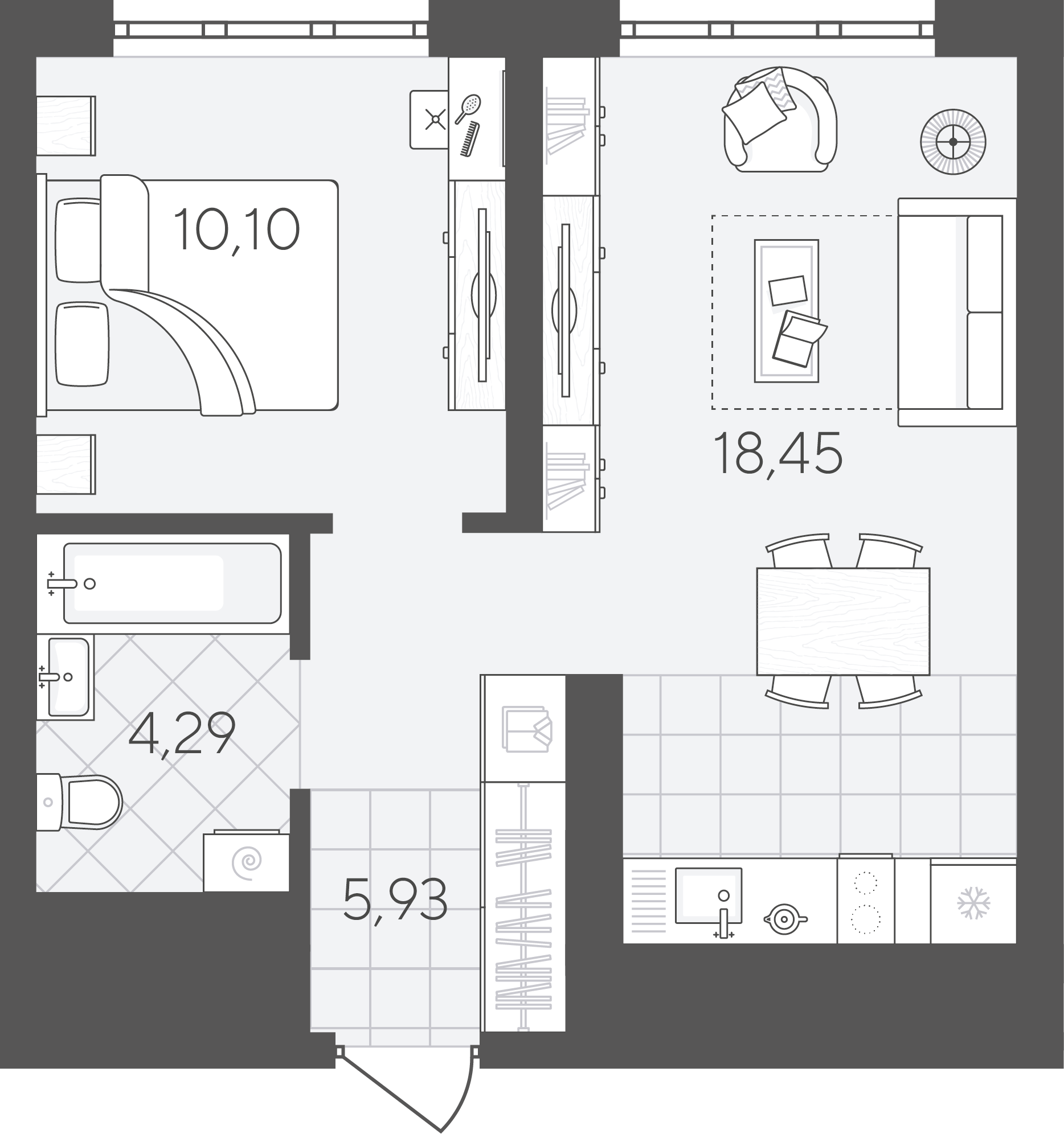 Скандиа. Квартал в Слободе