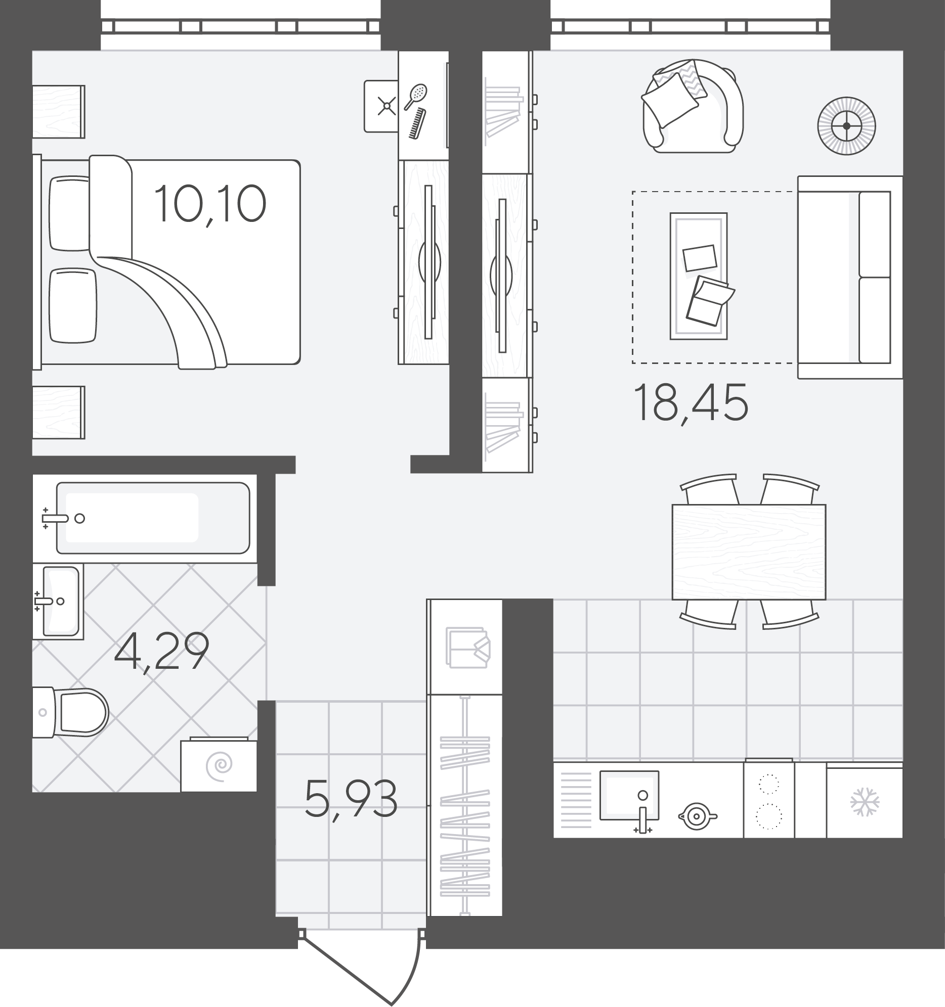 Скандиа. Квартал в Слободе