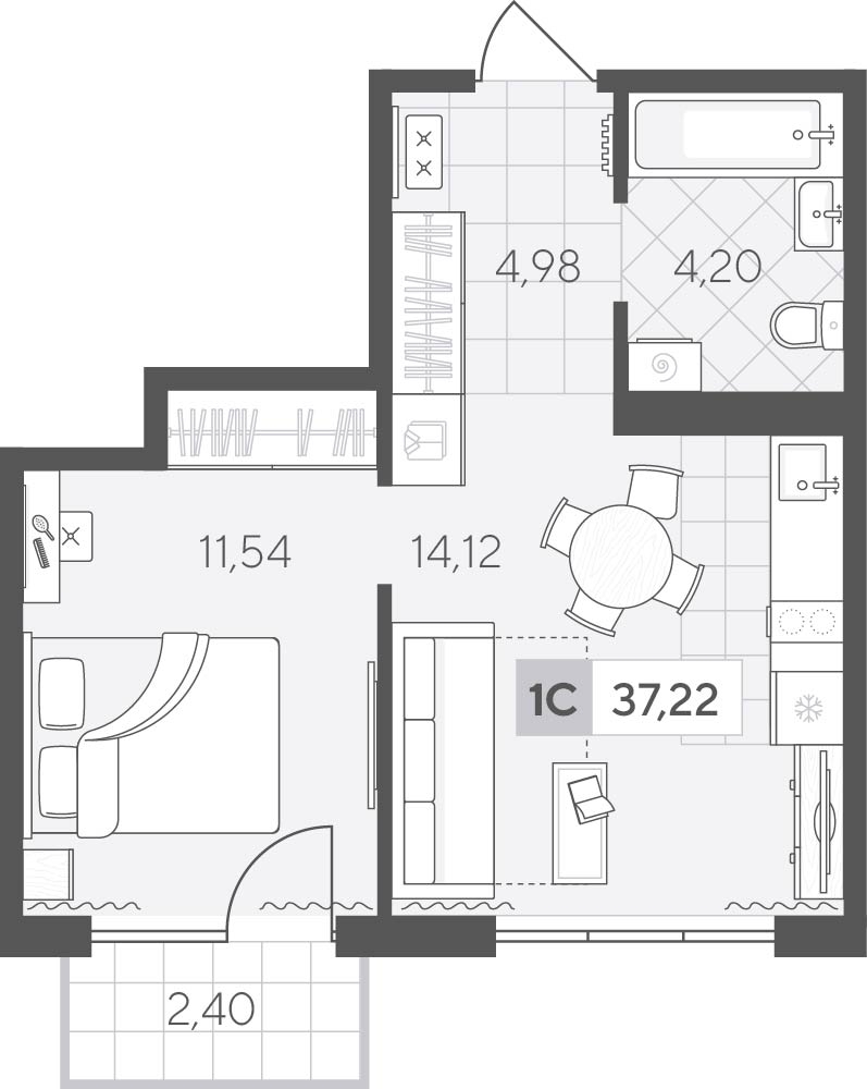 Скандиа. Квартал у озера