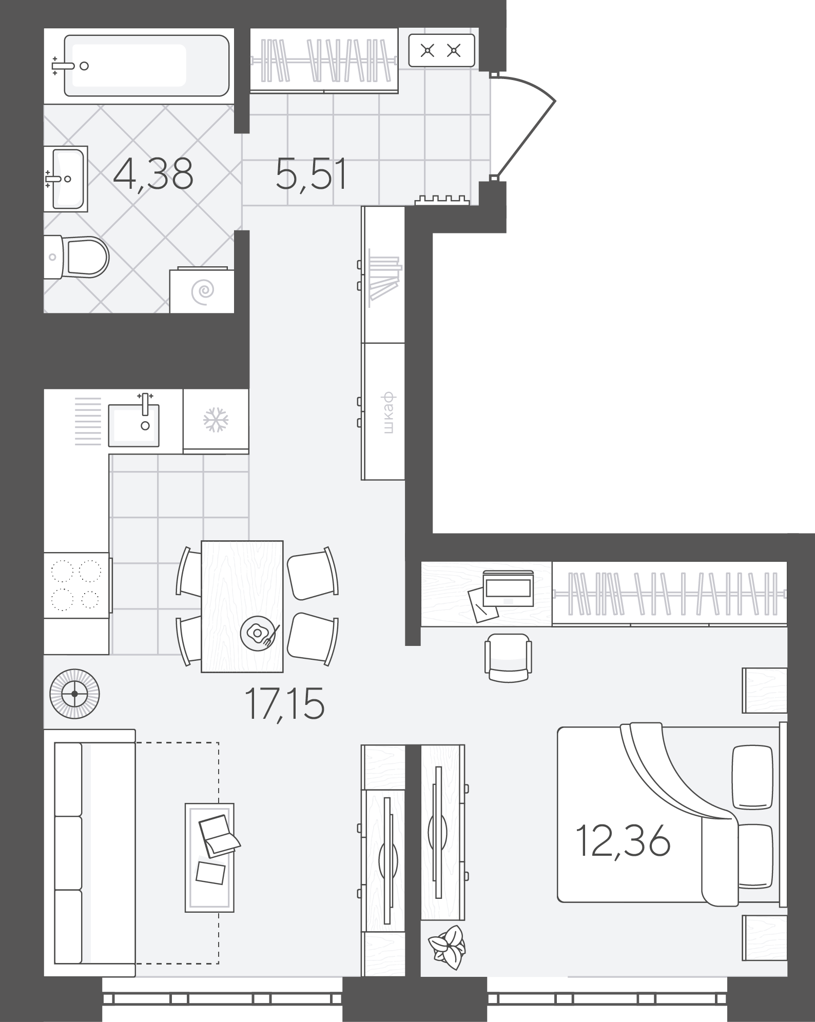 Скандиа. Квартал в Слободе