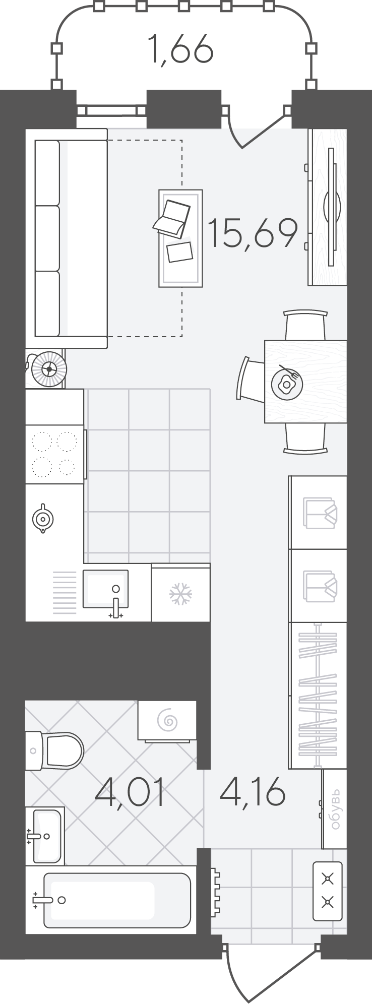 Скандиа. Квартал в Слободе